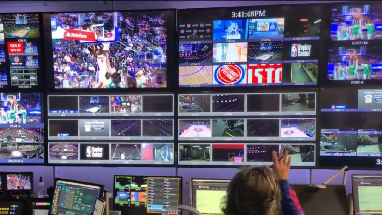 Inside Pistons Game Night Entertainment