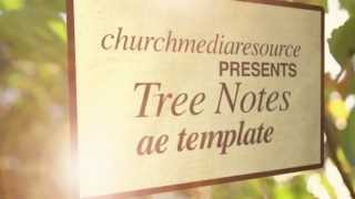 Tree Notes After Effects Template