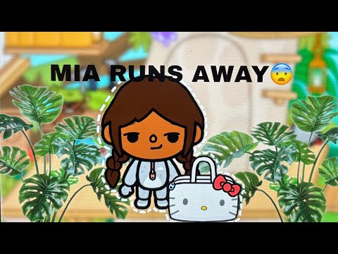 MIA RUNS AWAY😨||*WITH VOICE*|| Toca Boca roleplay