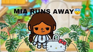 MIA RUNS AWAY😨||*WITH VOICE*|| Toca Boca roleplay