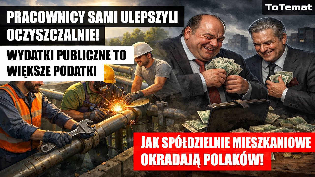 Sami ulepszyli oczyszczalnie 80% taniej! | Spółdzielnie mieszkaniowe okradają Polaków!