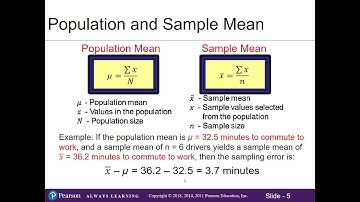 7.1 Sampling Error (Updated)