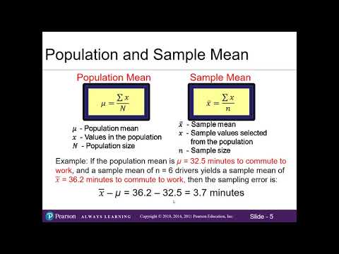 7.1 Sampling Error (Updated)