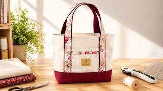 Sew a Beautiful Tote Bag, Even as a Beginner - Cora Tote