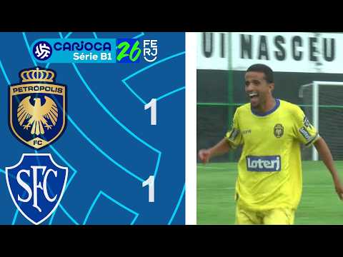CARIOCA SÉRIE B1- TAÇA CORCOVADO - 8ª RODADA -  PETRÓPOLIS 1X1 SERRANO