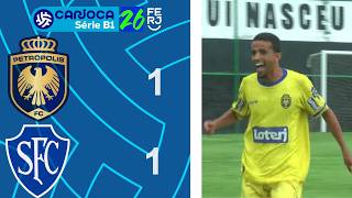 CARIOCA SÉRIE B1- TAÇA CORCOVADO - 8ª RODADA - PETRÓPOLIS 1X1 SERRANO