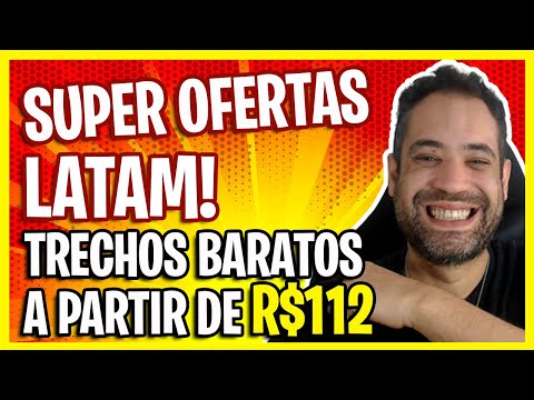 SÓ R$112! PASSAGENS BARATA LATAM SUPER PROMOÇÃO DE HOJE!