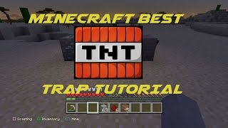 Minecraft Best TNT Trap Tutorial Ps4/Xbox