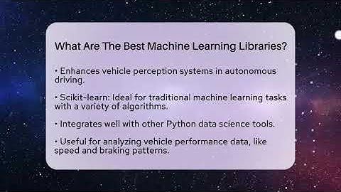 What Are The Best Machine Learning Libraries? - Talking Tech Trends