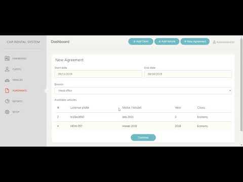Car Rental System