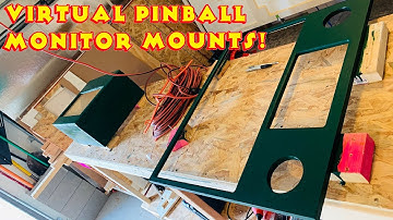 Mounting Virtual Pinball Monitors 3 - Virtual Pinball Build Part 5