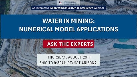 Ask the Experts: Numerical Model Applications