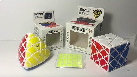 Moyu Axis & Megamorphix Unboxing | thecubicle.us