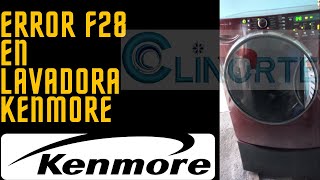Error F28 en Lavadora Kenmore Carga Frontal