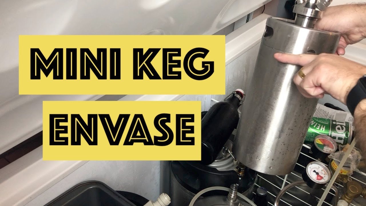 Como encher um keg ou mini keg. Trasfega cerveja para keg