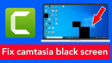 How to fix camtasia studio 9 black screen error