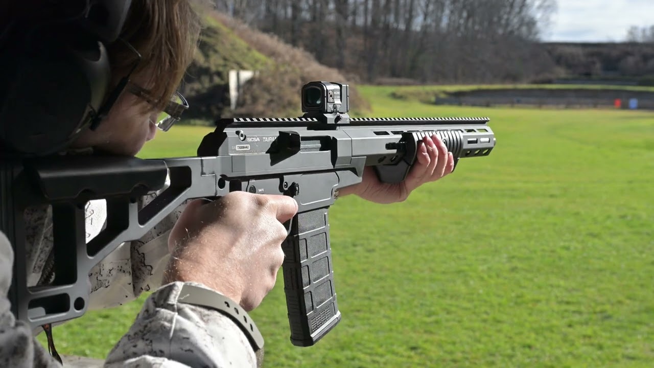 SCSA Taipan X .223 Wylde 16.5" Pump/Straight Pull Rifle - Shooting