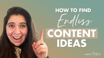 How to find endless content ideas 4 Step Process