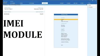 IMEI / Serial No. module in Tally (Electronic goods, Mobile distributor/dealer) | Tally prime add-on screenshot 2