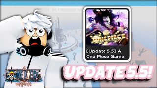 Getting Gas Fruit + Showcase In A One Piece Game UPDATE 5.5! Wealth