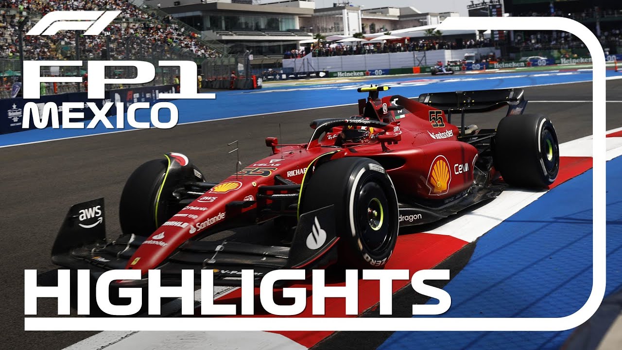 FP1 Highlights 2022 Mexico City Grand Prix