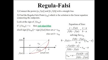 MTH603 No 4 Regula_Falsi Method Short