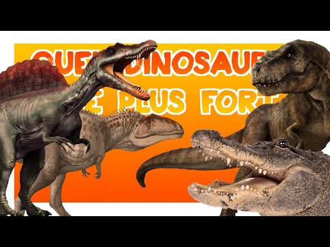 QUEL EST LE DINOSAURE LE PLUS FORT ?! | T-rex vs Spinosaure vs Giganotosaure vs Deinosuchus