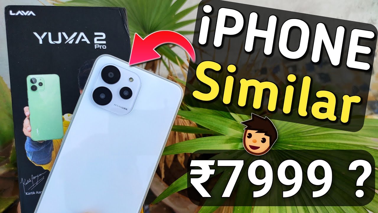LAVA YUVA 2 PRO Unboxing 🎁Vs  iPhone 14 Pro Max Similar