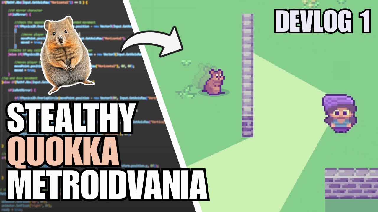 Beginning Development Of My New Stealthy QUOKKA Game | Devlog 1 - YouTube