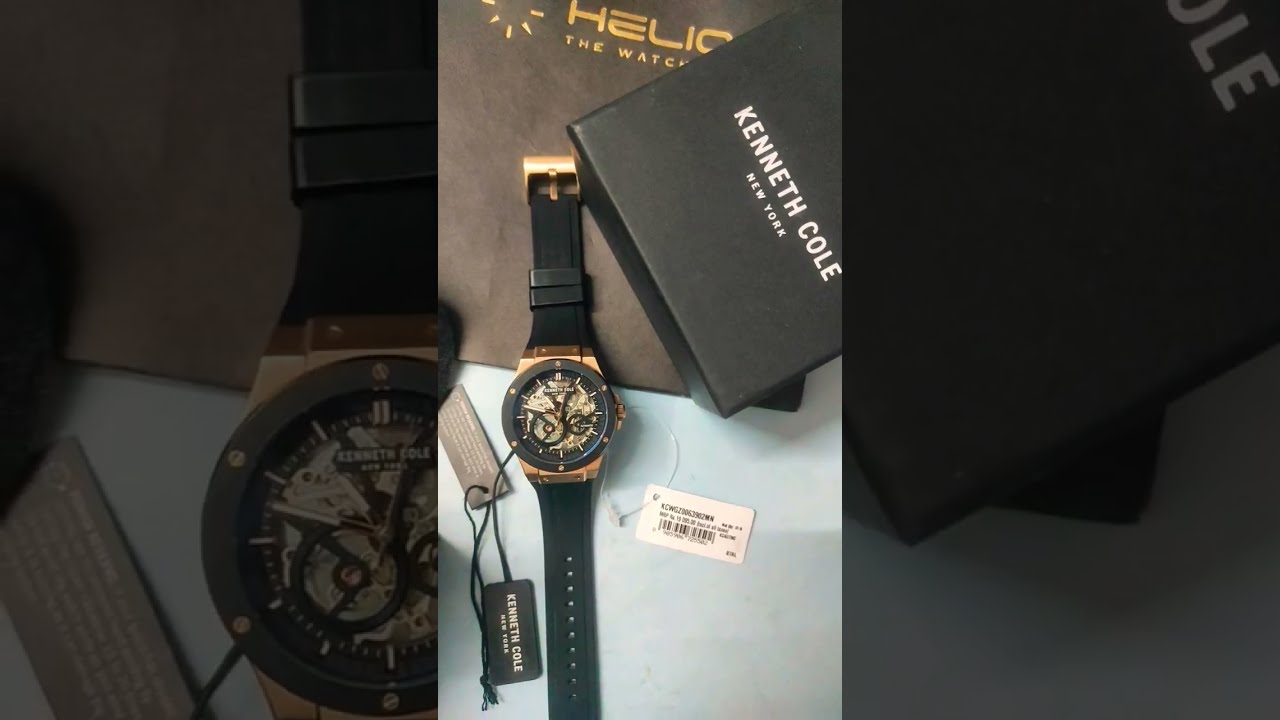 @HeliosTheWatchStore kenneth cole automatic watch unboxing. #luxury.Neelam❤