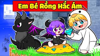 NABEE EM BÉ RỒNG HẮC ÁM BỊ THƯƠNG ĐƯỢC TÔ GÀ NHẬN NUÔI TRONG MINECRAFT*NABEE RỒNG HẮC ÁM 👶🐲🌑