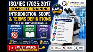 ISO/IEC 17025:2017 Complete Training | Introduction, Scope & Terms Definitions | NABL Training