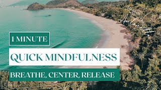 1-Minute Mindfulness Check-In | Quick Breathing Exercise for Emotional Regulation & Stress Relief