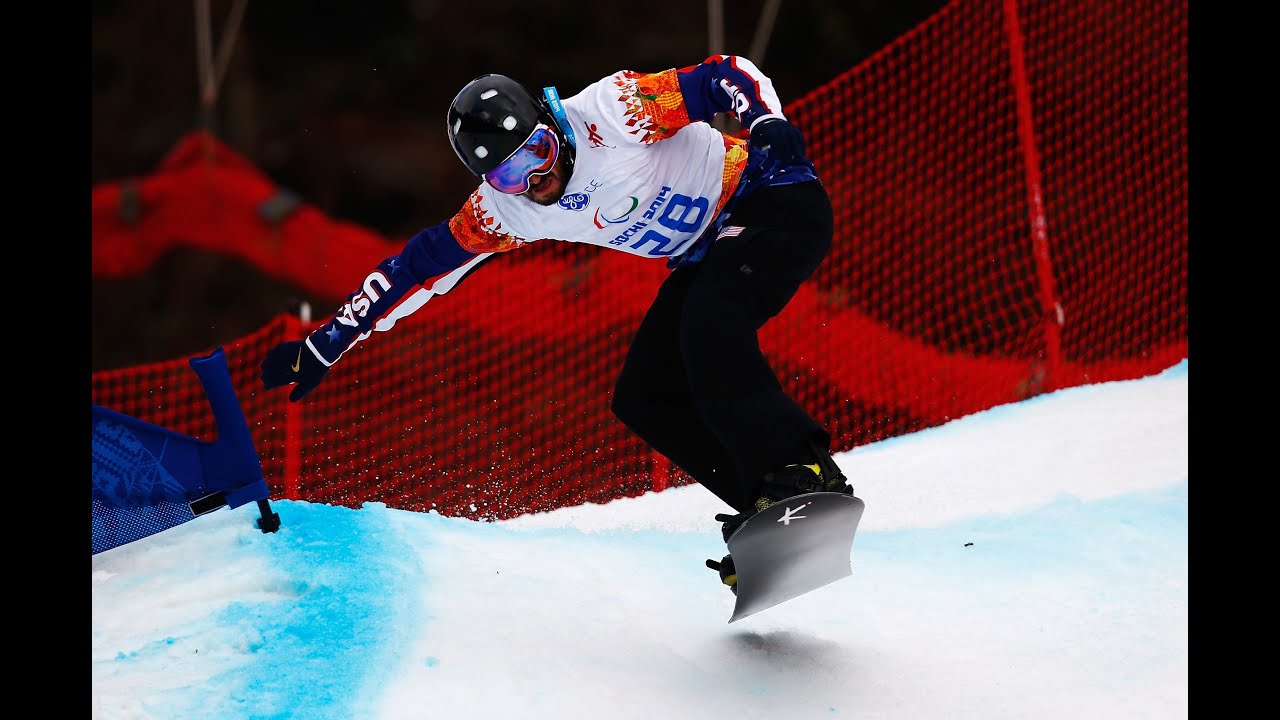 Keith Gabel (1st run) | Men's para snowboard cross | Alpine Skiing | Sochi 2014 Paralympics