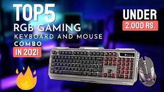 Top 5 Rgb Gaming Keyboard And Mouse Combo Under 2000 Rs In 2021 Gaming Keyboard Gaming Mouse