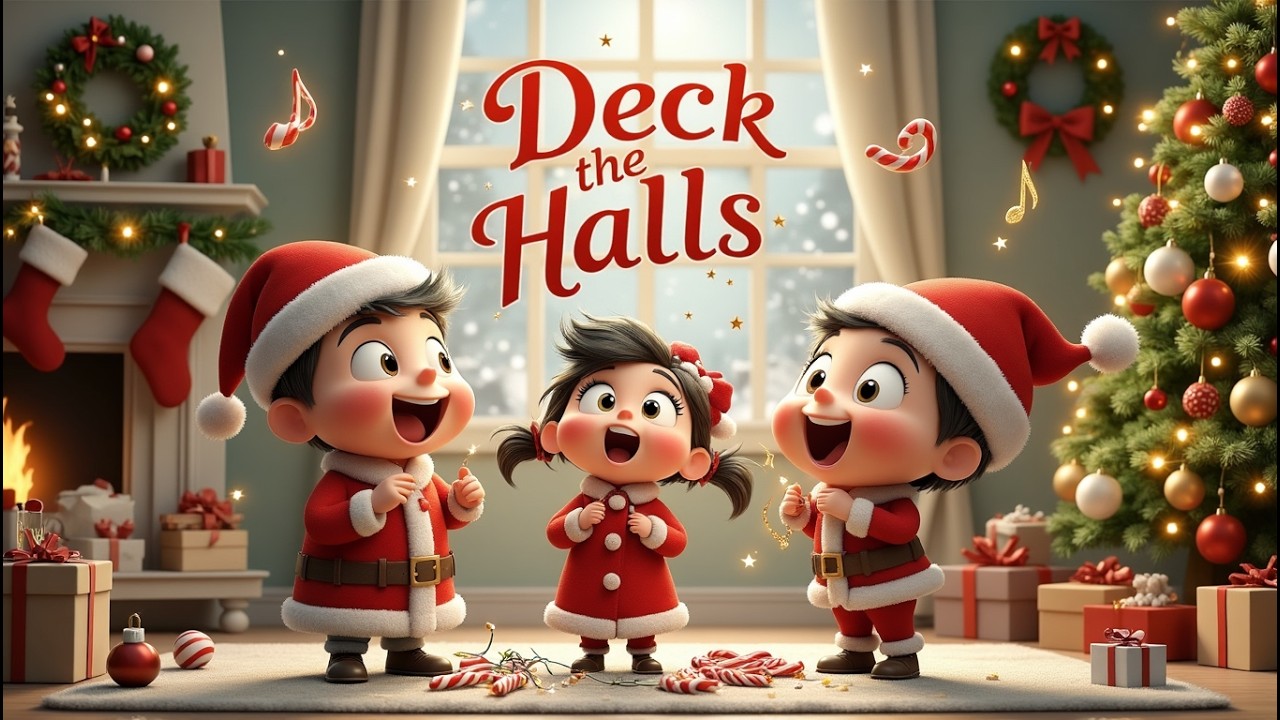 ★リリパットレーン21☆SING A SONG OF CHRISTMAS 🎄🎶 Deck the Halls – Fa La La Christmas Sing-Along for Kids | Joy