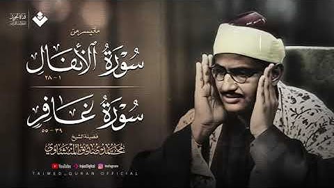 دواءُ القلوبِ    تلاوة تُنعش روحك وتملأ قلبك بالنور  من سور الأنفال وغافر  كنوز المنشاوي 🎧