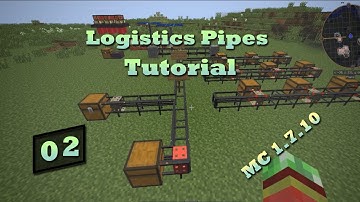 Logistics Pipes Tutorial - #2 - Item Sorting & Default Route