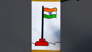 Jana gana mana 🇮🇳Flag drawing independence day drawing #flagdesign