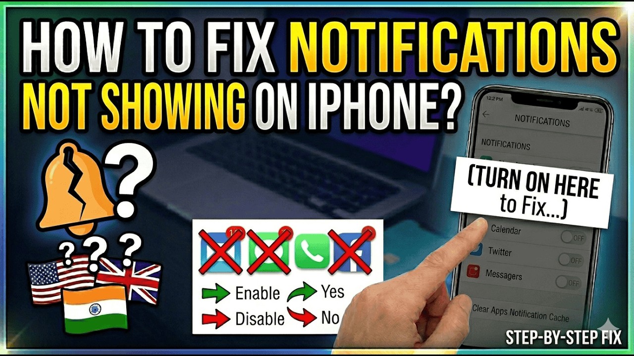 How to Fix Notifications Not Showing on iPhone (Easy Fixes!) 2026 - YouTube