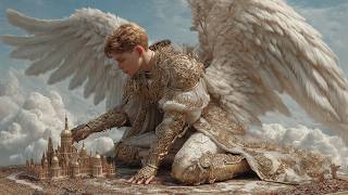 A Journey Through Heaven with Archangel Gabriel | 8K Cinematic Visuals#angel #god #aiart