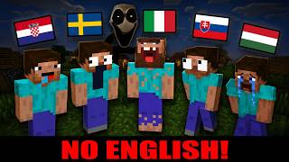 Minecraft but we played using only our native languages! NO ENGLISH ALLOWED screenshot 3