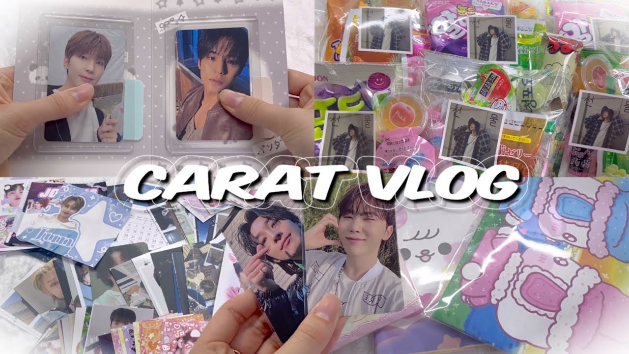 [캐럿로그] 24분동안 포카포장만 하는 영상 어때요? | 포카포장 | 분철총대 | 세븐틴 | 멤버십 키트 | 시즌그리팅 | 션