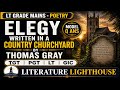 LT Grade Mains Poetry | Elegy Written in a Country Churchyard – Most Expected Q with Model Ans |
