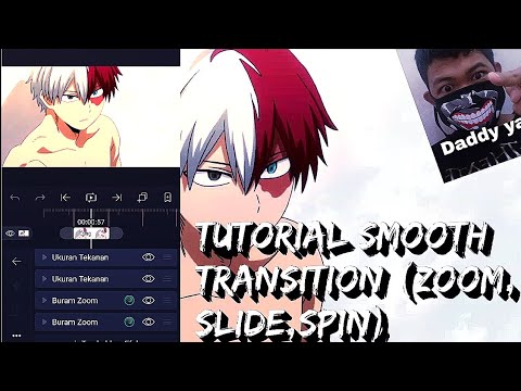 Tutorial Smooth Transition (Zoom, Slide, Spin) Amv Alight Motion ...