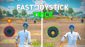 New 2x Joystick Speed🔥Improve Your Movement In Bgmi/Pubgm🔥Best Joystick Size and Placement In Bgmi
