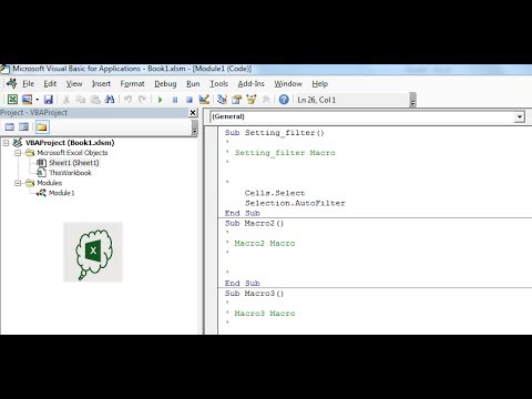 how to learn Microsoft Excel VBA - self teaching method - YouTube