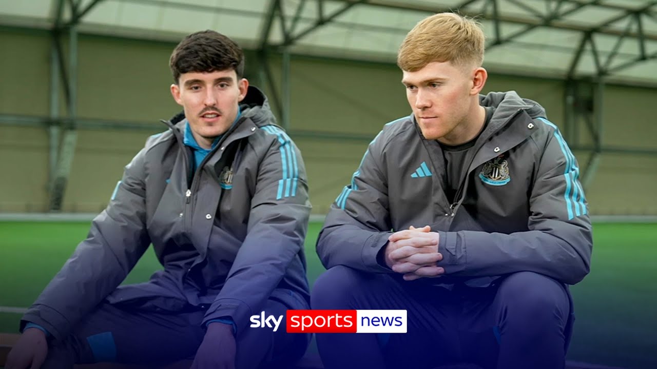 "We didn't start too well" | Tino Livramento and Lewis Hall discuss Newcastle's season so far