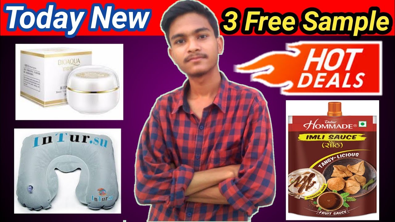 Today New 3 Free Sample | Free Samples By Loot Unboxing | Free Products