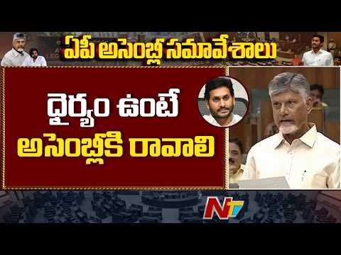 అసెంబ్లీ వేదికగా వైసీపీకి సీఎం చంద్రబాబు సవాల్ | CM Chandrababu | AP Assembly | NTV Telugu - NTVTELUGU